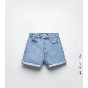 Zara mom fit denim shorts size 2 - brand new with tags